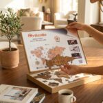 Maps murale – Couleur acajou – Image 6