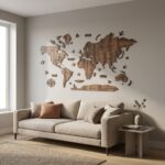 Maps murale – couleur Noie – Image 3