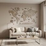 Maps murale – couleur claire – Image 5
